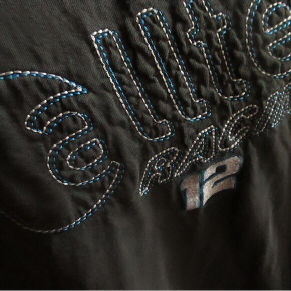 T-shirt Mens XL Vtg Ryan Newman #12 Nascar Racing Trashed Embroidered 1990's - Picture 3 of 10